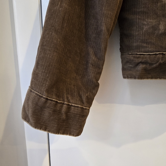 VTG 70s Levis Corduroy Sherpa Lined Jacket Brown Mens 44 - Picture 4 of 14
